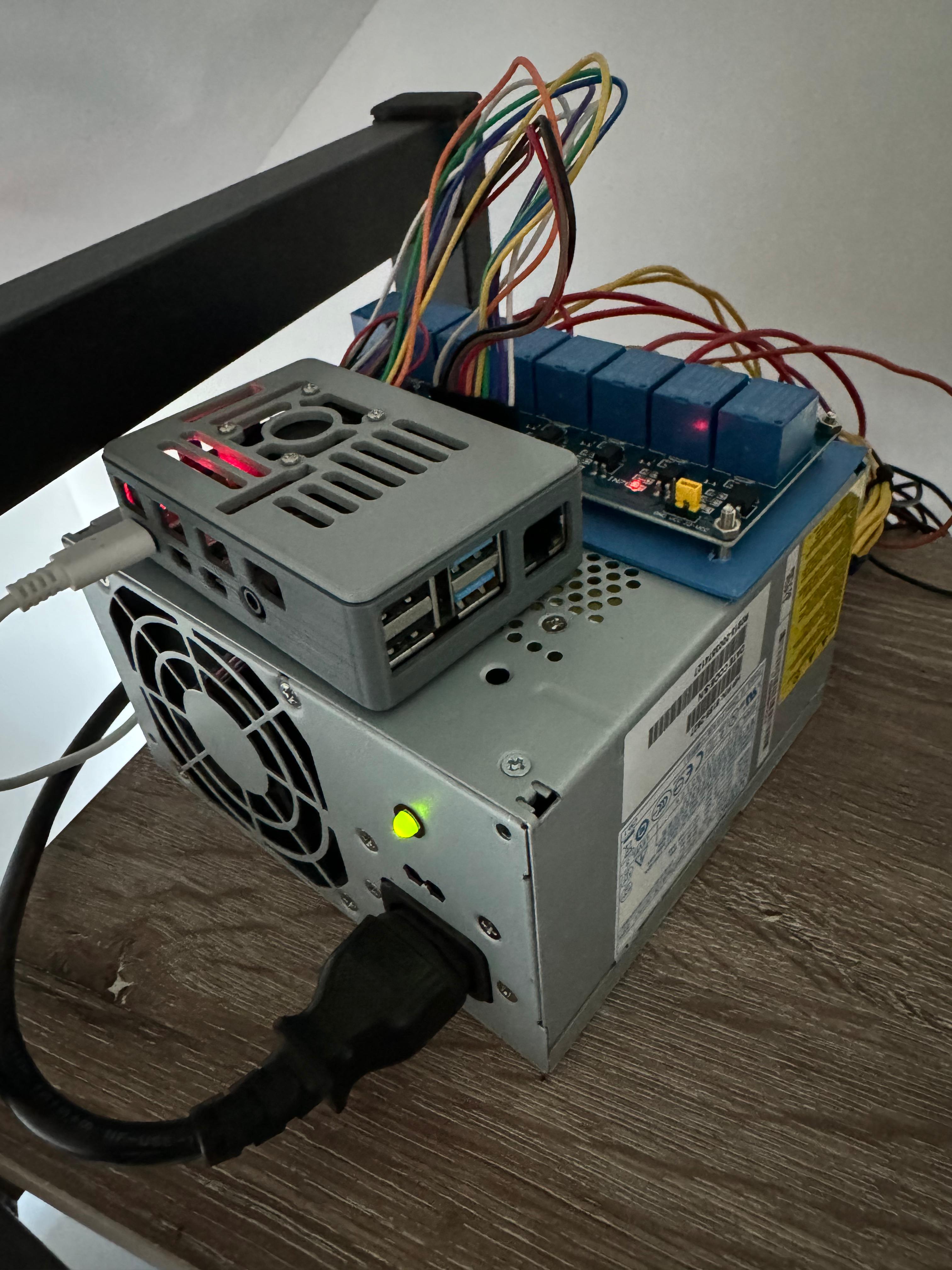 Old PC Power Supply to Raspberry Pi